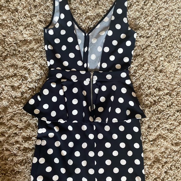 Short polka dot dress - Picture 2 of 2